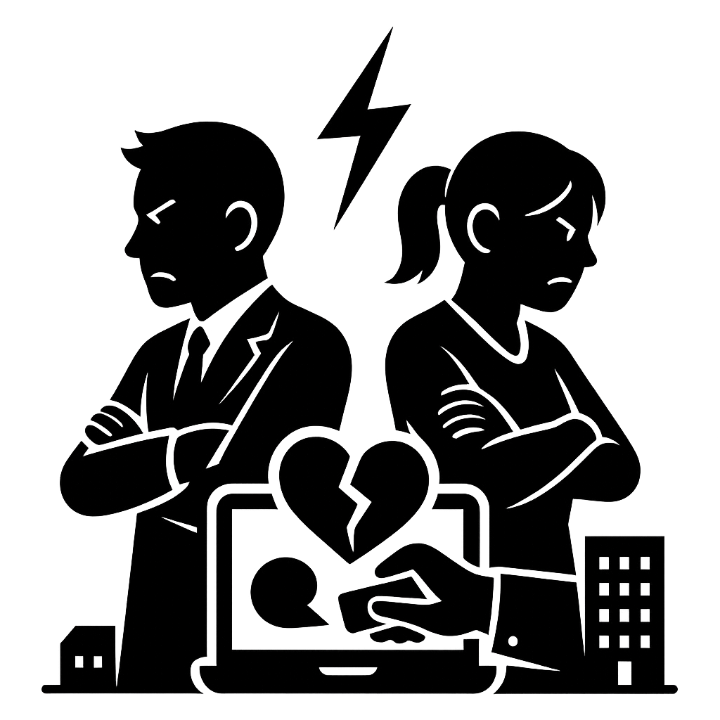 人間関係トラブル アイコン